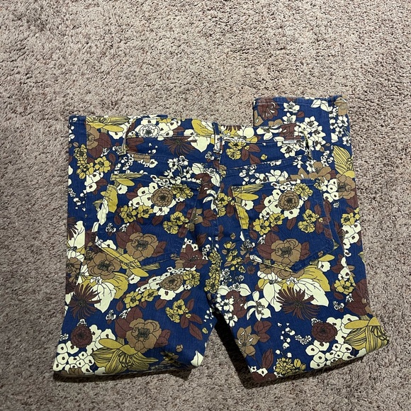 MOTHER High Waisted Rider Ankle Buncha Bloom Jeans - Picture 5 of 7